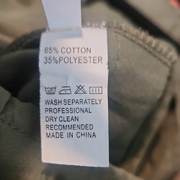 Women's Olive Green Jumpsuit - Picture 9 of 10